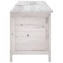 Solid wood garden chest white fir 198.5x50x56.5 cm by vidaXL, Outdoor storage boxes - Ref: Foro24-364761, Price: 221,19 €, Di...