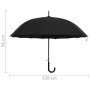 Automatic black umbrella 120 cm by vidaXL, Umbrella - Ref: Foro24-149139, Price: 19,06 €, Discount: %