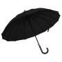 Black automatic umbrella 105 cm by vidaXL, Umbrella - Ref: Foro24-149138, Price: 16,29 €, Discount: %