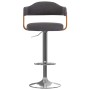 Bar stools, 2 units, dark gray curved wood and fabric by vidaXL, Kitchen stools - Ref: Foro24-327338, Price: 201,49 €, Discou...