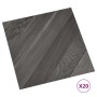 Self-adhesive floor tiles 20 units PVC gray with stripes 1.86 m² by vidaXL, Floors and carpets - Ref: Foro24-330143, Price: 3...