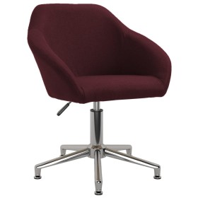 Silla de oficina giratoria tela morada de vidaXL, Sillas de oficina - Ref: Foro24-330519, Precio: 92,99 €, Descuento: %