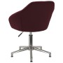 Silla de oficina giratoria tela morada de vidaXL, Sillas de oficina - Ref: Foro24-330519, Precio: 92,89 €, Descuento: %