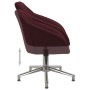 Silla de oficina giratoria tela morada de vidaXL, Sillas de oficina - Ref: Foro24-330519, Precio: 92,89 €, Descuento: %