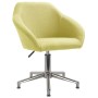 Swivel dining chairs 2 units green fabric by vidaXL, dining chairs - Ref: Foro24-330527, Price: 109,72 €, Discount: %