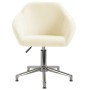 Cream Fabric Swivel Office Chair by vidaXL, Office chairs - Ref: Foro24-330511, Price: 122,99 €, Discount: %