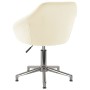 Cream Fabric Swivel Office Chair by vidaXL, Office chairs - Ref: Foro24-330511, Price: 122,99 €, Discount: %