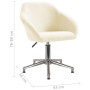 Cream Fabric Swivel Office Chair by vidaXL, Office chairs - Ref: Foro24-330511, Price: 122,99 €, Discount: %