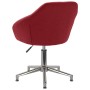 Swivel dining chairs 2 units red wine red fabric by vidaXL, dining chairs - Ref: Foro24-330529, Price: 133,08 €, Discount: %