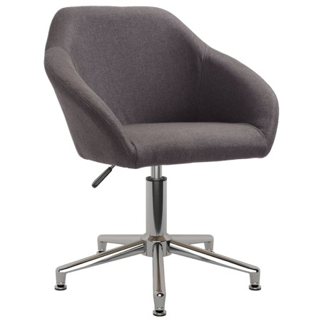 Swivel office chair taupe gray fabric by vidaXL, Office chairs - Ref: Foro24-330518, Price: 117,99 €, Discount: %