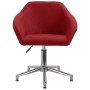 Silla de oficina giratoria de tela color vino tinto de vidaXL, Sillas de oficina - Ref: Foro24-330517, Precio: 118,99 €, Desc...