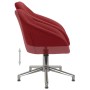 Silla de oficina giratoria de tela color vino tinto de vidaXL, Sillas de oficina - Ref: Foro24-330517, Precio: 118,99 €, Desc...