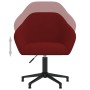 2pcs Red Wine Red Velvet Swivel Dining Chairs by vidaXL, dining chairs - Ref: Foro24-330583, Price: 135,01 €, Discount: %