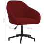 2pcs Red Wine Red Velvet Swivel Dining Chairs by vidaXL, dining chairs - Ref: Foro24-330583, Price: 135,01 €, Discount: %