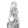 Silver PET folding artificial Christmas tree 150 cm by vidaXL, Christmas trees - Ref: Foro24-320992, Price: 30,38 €, Discount: %