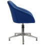 Swivel dining chairs 2 units blue fabric by vidaXL, dining chairs - Ref: Foro24-330526, Price: 133,50 €, Discount: %