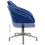 Swivel dining chairs 2 units blue fabric by vidaXL, dining chairs - Ref: Foro24-330526, Price: 133,50 €, Discount: %