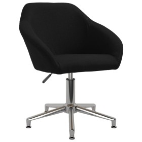 Black Fabric Swivel Office Chair by vidaXL, Office chairs - Ref: Foro24-330510, Price: 118,62 €, Discount: %