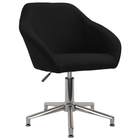 Silla de oficina giratoria de tela negra de vidaXL, Sillas de oficina - Ref: Foro24-330510, Precio: 118,62 €, Descuento: %