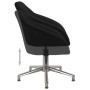 Silla de oficina giratoria de tela negra de vidaXL, Sillas de oficina - Ref: Foro24-330510, Precio: 118,62 €, Descuento: %