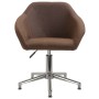 Swivel dining chairs 2 units brown fabric by vidaXL, dining chairs - Ref: Foro24-330524, Price: 133,99 €, Discount: %