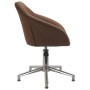 Swivel dining chairs 2 units brown fabric by vidaXL, dining chairs - Ref: Foro24-330524, Price: 133,99 €, Discount: %