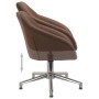 Swivel dining chairs 2 units brown fabric by vidaXL, dining chairs - Ref: Foro24-330524, Price: 133,99 €, Discount: %