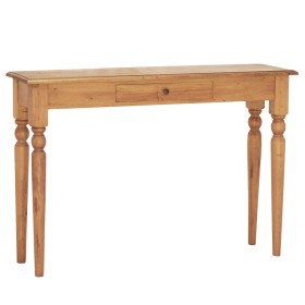 Mesa consola de madera maciza de caoba 110x30x75 cm de vidaXL, Mesas auxiliares - Ref: Foro24-332867, Precio: 112,64 €, Descu...