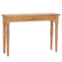 Solid mahogany wood console table 110x30x75 cm by vidaXL, Side tables - Ref: Foro24-332867, Price: 112,64 €, Discount: %