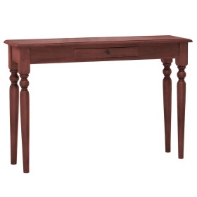 Classic brown mahogany solid wood console table 110x30x75cm by vidaXL, Side tables - Ref: Foro24-332868, Price: 119,99 €, Dis...