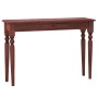 Mesa consola clásica de madera maciza caoba marrón 110x30x75cm de vidaXL, Mesas auxiliares - Ref: Foro24-332868, Precio: 125,...