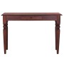 Mesa consola clásica de madera maciza caoba marrón 110x30x75cm de vidaXL, Mesas auxiliares - Ref: Foro24-332868, Precio: 125,...