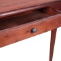 Mesa consola clásica de madera maciza caoba marrón 110x30x75cm de vidaXL, Mesas auxiliares - Ref: Foro24-332868, Precio: 125,...