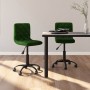 Swivel dining chairs 2 units dark green velvet by vidaXL, dining chairs - Ref: Foro24-333778, Price: 77,77 €, Discount: %