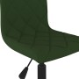 Swivel dining chairs 2 units dark green velvet by vidaXL, dining chairs - Ref: Foro24-333778, Price: 77,77 €, Discount: %