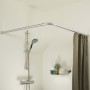 Sealskin Corner shower curtain rod chrome-plated 90x90 cm by Sealskin, shower bars - Ref: Foro24-436884, Price: 38,16 €, Disc...