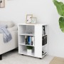 Glossy white plywood wheel cabinet 60x35x75cm by vidaXL, Lockers and storage cabinets - Ref: Foro24-808455, Price: 76,80 €, D...