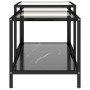 Center table 2 pieces black tempered glass by vidaXL, Side tables - Ref: Foro24-331615, Price: 98,59 €, Discount: %