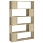 Sonoma oak plywood separator bookcase 100x24x155 cm by vidaXL, Bookcases and shelves - Ref: Foro24-809200, Price: 77,22 €, Di...