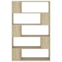 Sonoma oak plywood separator bookcase 100x24x155 cm by vidaXL, Bookcases and shelves - Ref: Foro24-809200, Price: 77,22 €, Di...