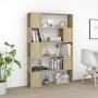 Sonoma oak plywood separator bookcase 100x24x155 cm by vidaXL, Bookcases and shelves - Ref: Foro24-809200, Price: 77,22 €, Di...