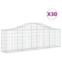 Gabionenkörbe 30 Stück Bogenform Eisen 200x30x60/80 cm von vidaXL, Töpfe und Pflanzgefäße - Ref: Foro24-3145405, Preis: 2,00 ...