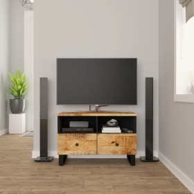 Mueble de TV madera maciza de mango 70x33x46 cm de vidaXL, Muebles TV - Ref: Foro24-345223, Precio: 113,32 €, Descuento: %