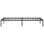 Estructura de cama metal negro 75x190 cm de vidaXL, Camas y somieres - Ref: Foro24-350836, Precio: 77,34 €, Descuento: %