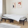 Estructura de cama de metal negro 100x200 cm de vidaXL, Camas y somieres - Ref: Foro24-350841, Precio: 76,13 €, Descuento: %