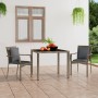 Garden chairs with cushions 2 units gray synthetic rattan by vidaXL, Garden sets - Ref: Foro24-319878, Price: 99,81 €, Discou...