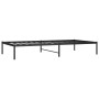 Estructura de cama de metal negro 100x200 cm de vidaXL, Camas y somieres - Ref: Foro24-350841, Precio: 76,85 €, Descuento: %