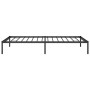 Estructura de cama de metal negro 100x200 cm de vidaXL, Camas y somieres - Ref: Foro24-350841, Precio: 76,85 €, Descuento: %