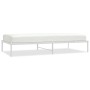 White metal bed frame 100x200 cm by vidaXL, Beds and slatted bases - Ref: Foro24-350908, Price: 76,13 €, Discount: %