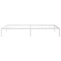 White metal bed frame 100x200 cm by vidaXL, Beds and slatted bases - Ref: Foro24-350908, Price: 76,13 €, Discount: %